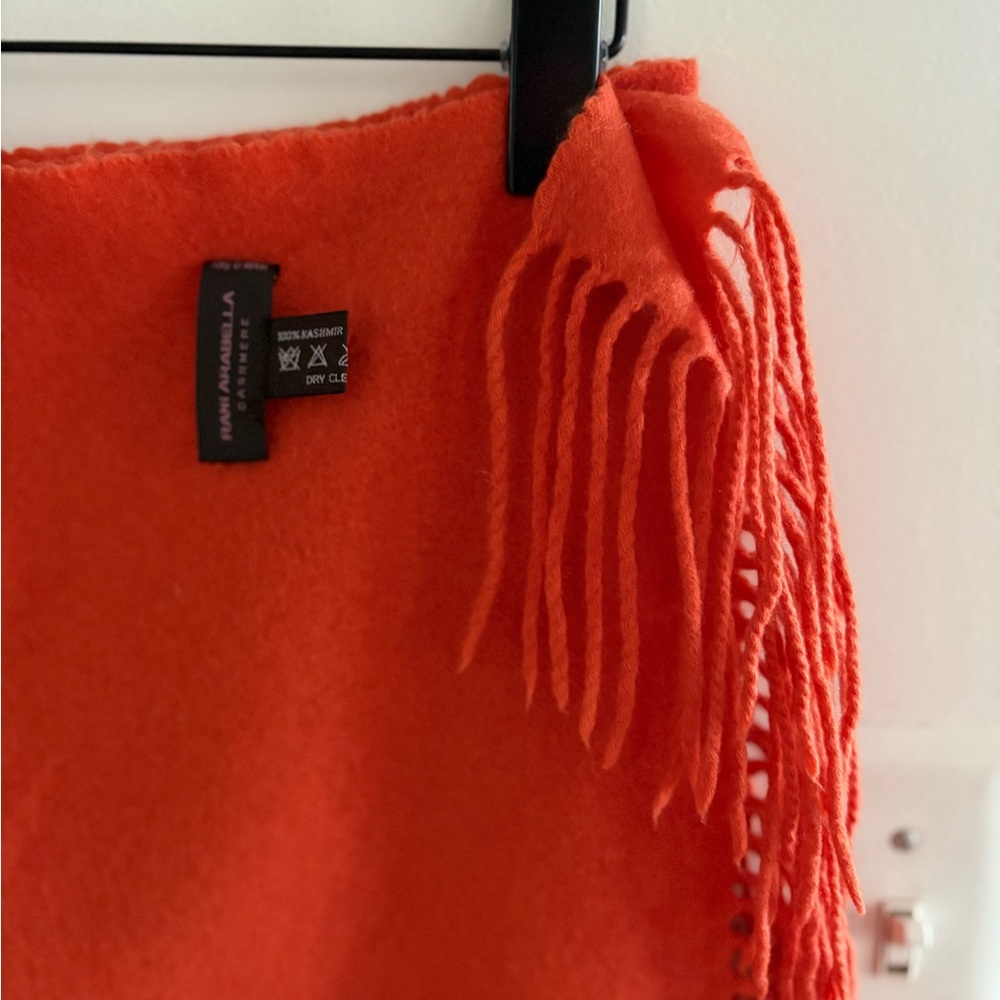 Rani Arabella cashmere throw fringe blanket - Picture 2 of 12